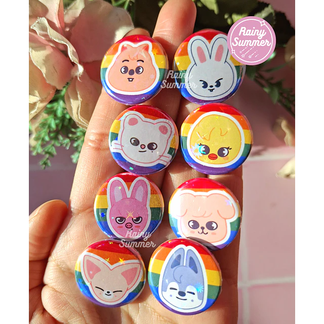 SKZOO - PINS/CHAPINTAS RAINBOW (LGBT+)