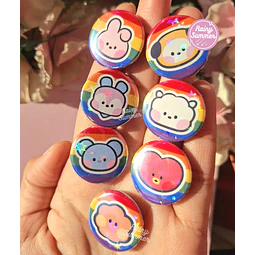 BT21 - PINS/CHAPITAS LGTB+