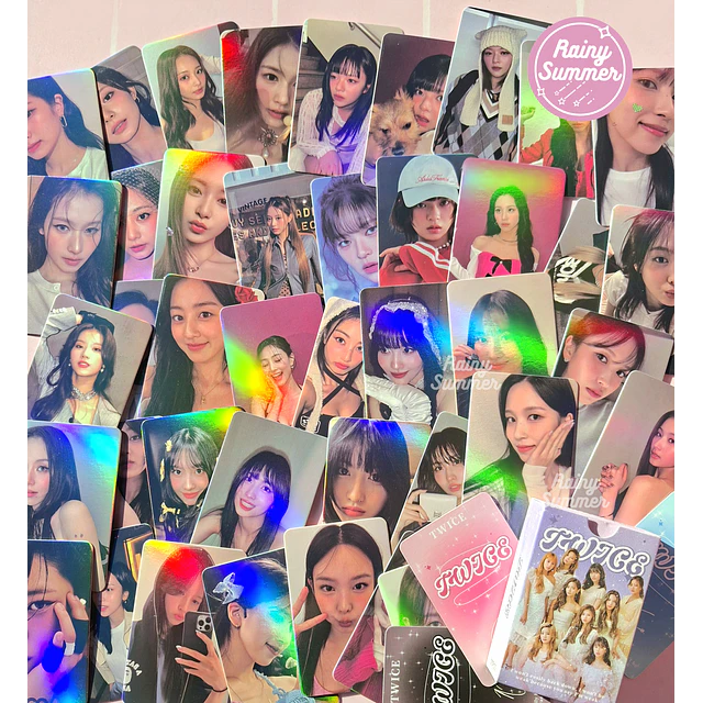 TWICE - LOMOCARDS HOLOGRÁFICAS TORNASOL