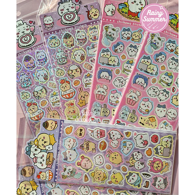 CHIIKAWA - STICKERS HOLOGRÁFICOS