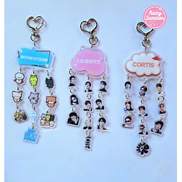 STRAY KIDS, BOYNEXTDOOR, CORTIS- KEYCHAINS (TIPO NUBE)