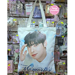 CHA EUNWOO - TOTEBAG CON CIERRE