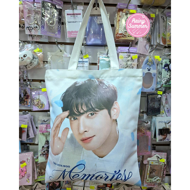 CHA EUNWOO - TOTEBAG CON CIERRE