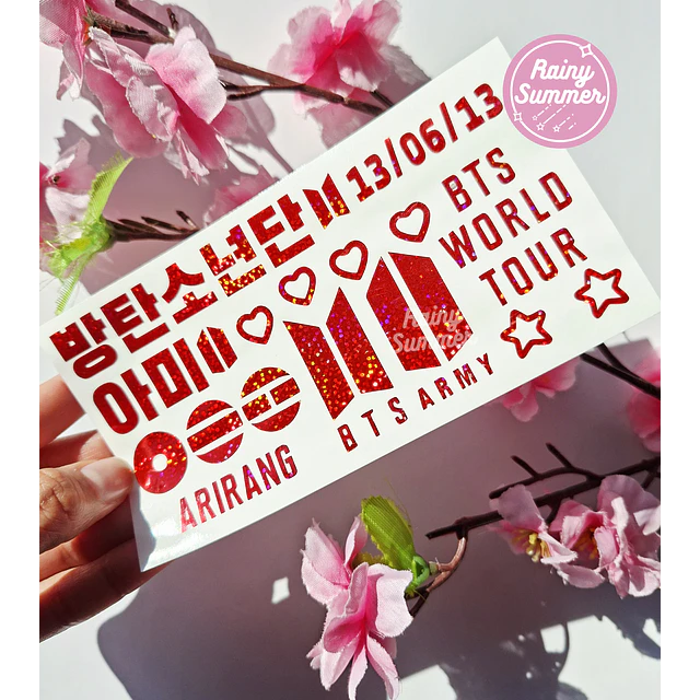 BTS - STICKER VINILO PARA LIGHTSTICK