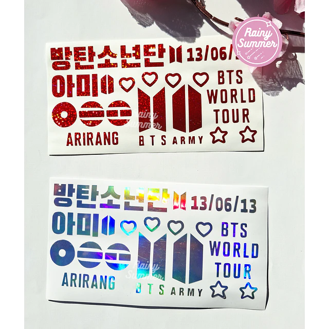 BTS - STICKER VINILO PARA LIGHTSTICK