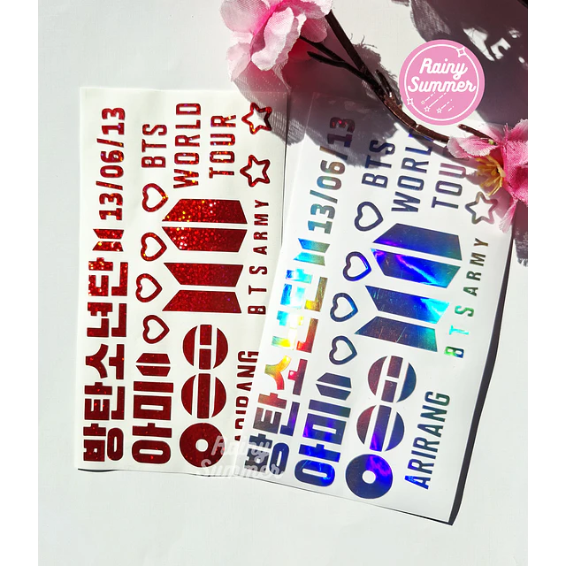 BTS - STICKER VINILO PARA LIGHTSTICK