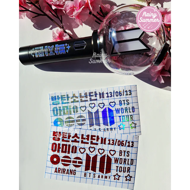 BTS - STICKER VINILO PARA LIGHTSTICK