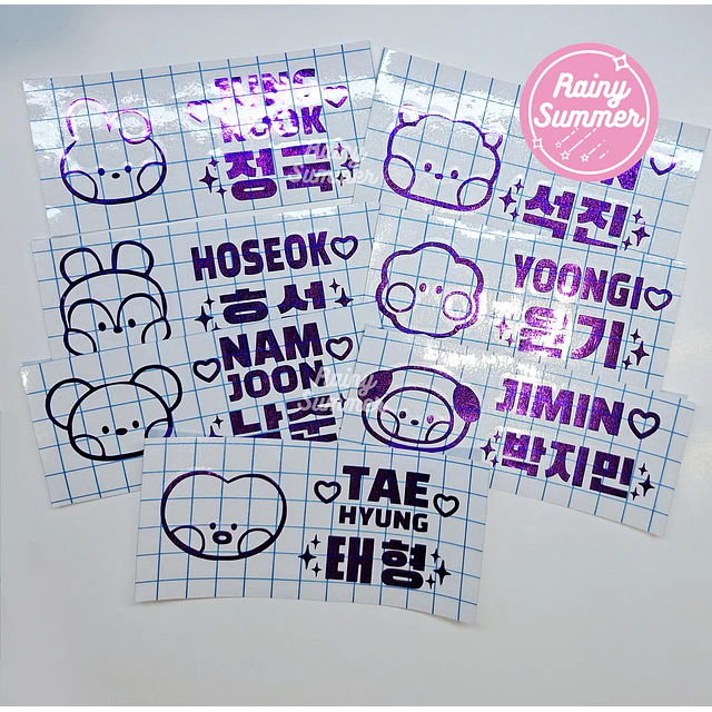 BT21 x BTS - STICKER VINILO