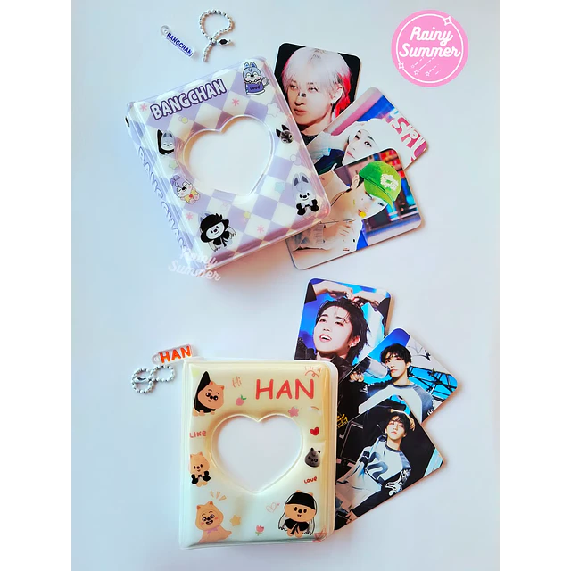 STRAY KIDS BANGCHAN, HAN - PHOTOCARD BINDER