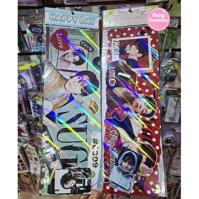 BTS - BANNERS HOLOGRÁFICOS (JUNGKOOK, JIMIN, TAE, HOSEOK, YOONGI)