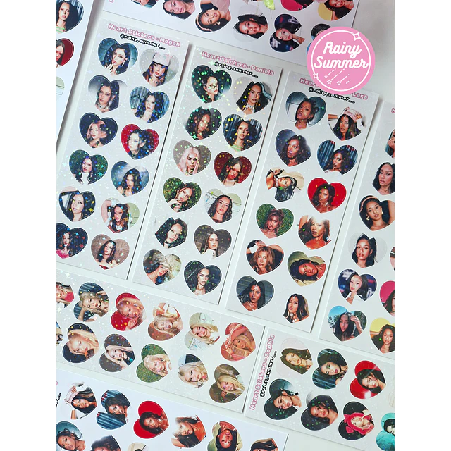 KATSEYE - HEARTSTICKERS (STICKERS DE CORAZÓN)