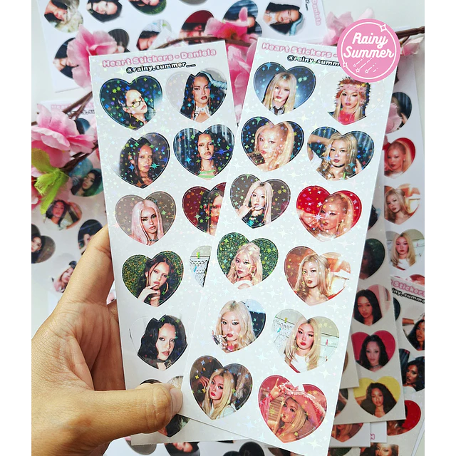 KATSEYE - HEARTSTICKERS (STICKERS DE CORAZÓN)