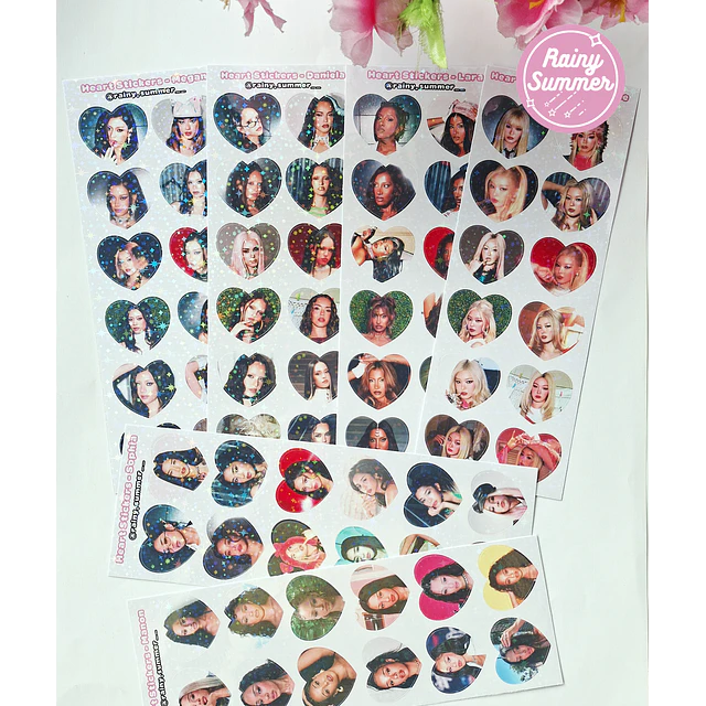 KATSEYE - HEARTSTICKERS (STICKERS DE CORAZÓN)