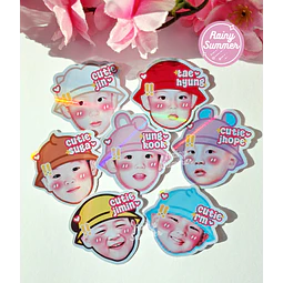 BTS BEBÉ X BT21 - STICKERS DE VINILO 