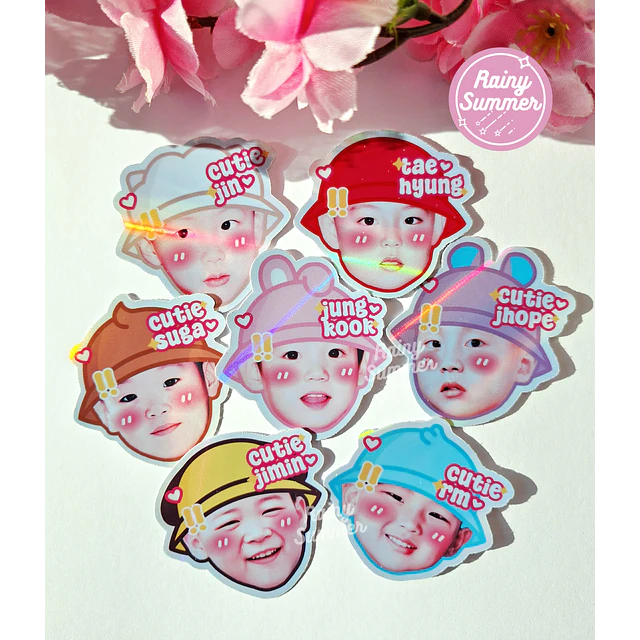 BTS BEBÉ X BT21 - STICKERS DE VINILO 
