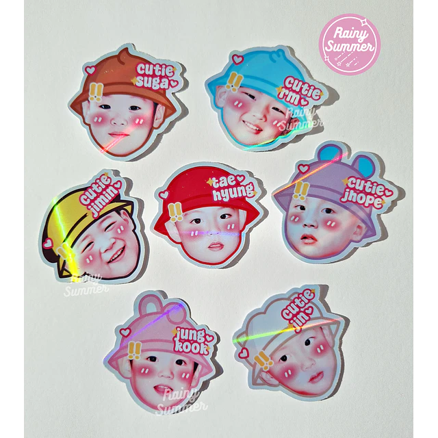 BTS BEBÉ X BT21 - STICKERS DE VINILO 