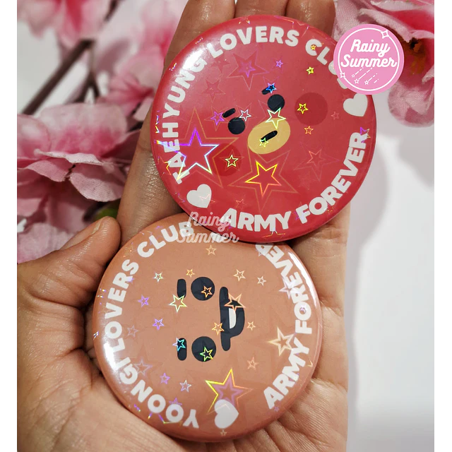 BTS X BT21 - CHAPITAS  LOVERS CLUB 