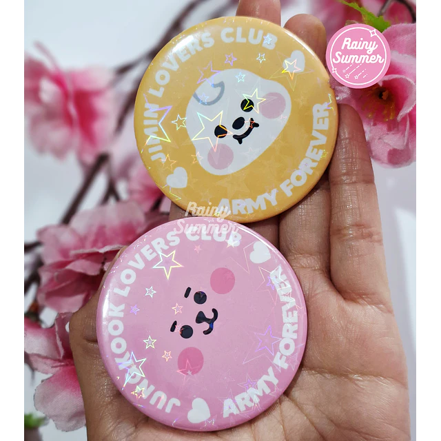 BTS X BT21 - CHAPITAS  LOVERS CLUB 