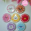 BTS X BT21 - CHAPITAS  LOVERS CLUB 