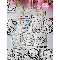 BT21 MININI - STICKERS DE VINILO (DECAL)