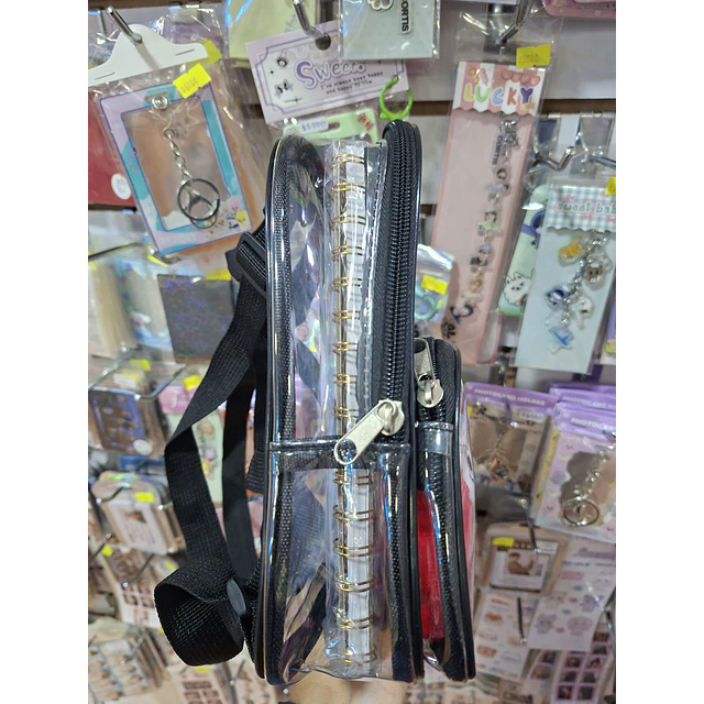 MINI MOCHILA TRANSPARENTE - CLEAR BAG