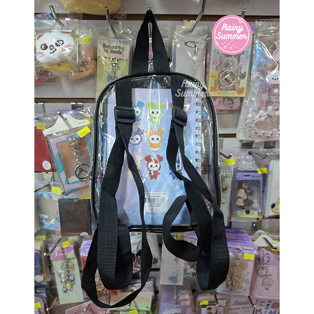 MINI MOCHILA TRANSPARENTE - CLEAR BAG