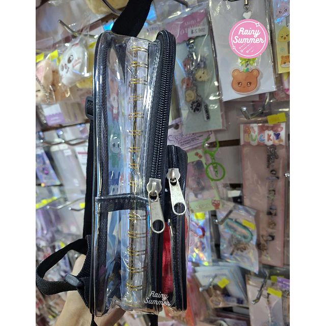 MINI MOCHILA TRANSPARENTE - CLEAR BAG