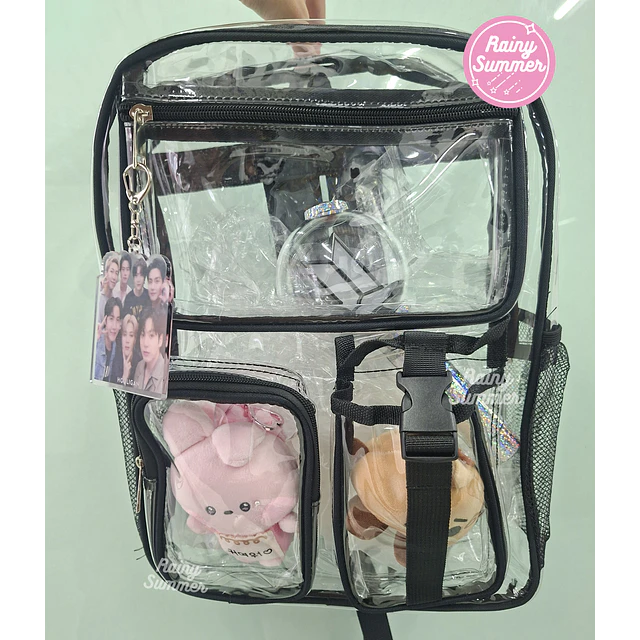 MOCHILA TRANSPARENTE PARA CONCIERTOS
