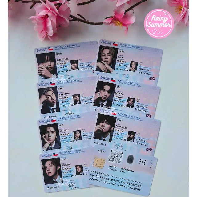 BTS - CARNETS CHILENOS (LOMOCARDS)