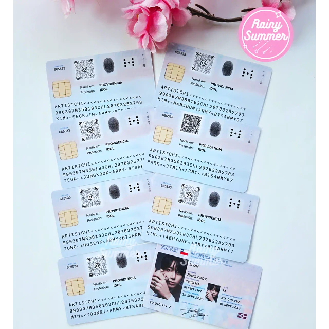 BTS - CARNETS CHILENOS (LOMOCARDS)