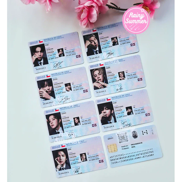BTS - CARNETS CHILENOS (LOMOCARDS)
