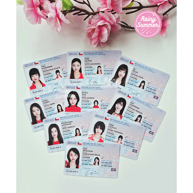 TWICE - CARNET CHILENOS (LOMOCARDS)