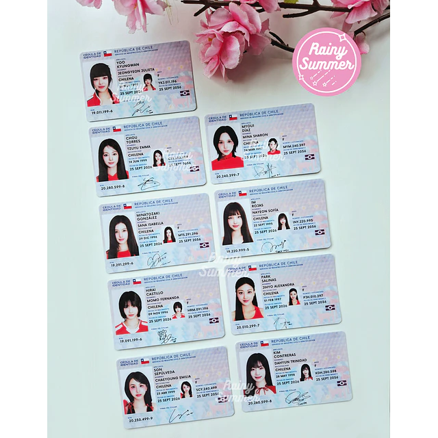 TWICE - CARNET CHILENOS (LOMOCARDS)