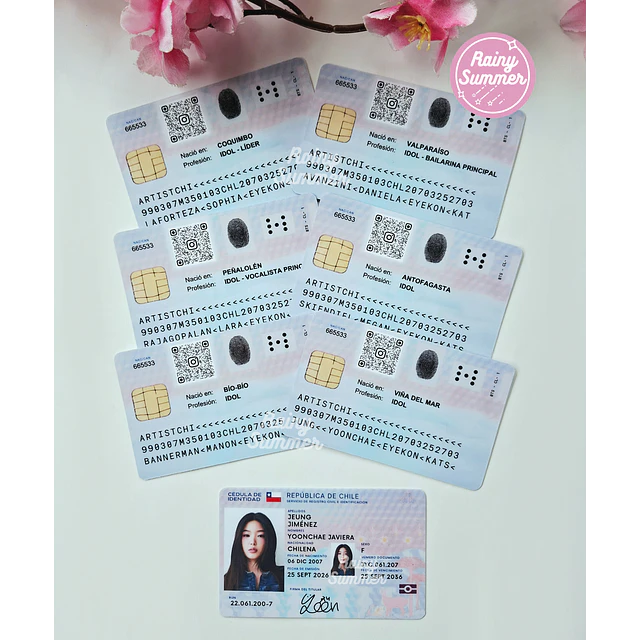 KATSEYE - SET CARNETS CHILENOS (LOMOCARDS)