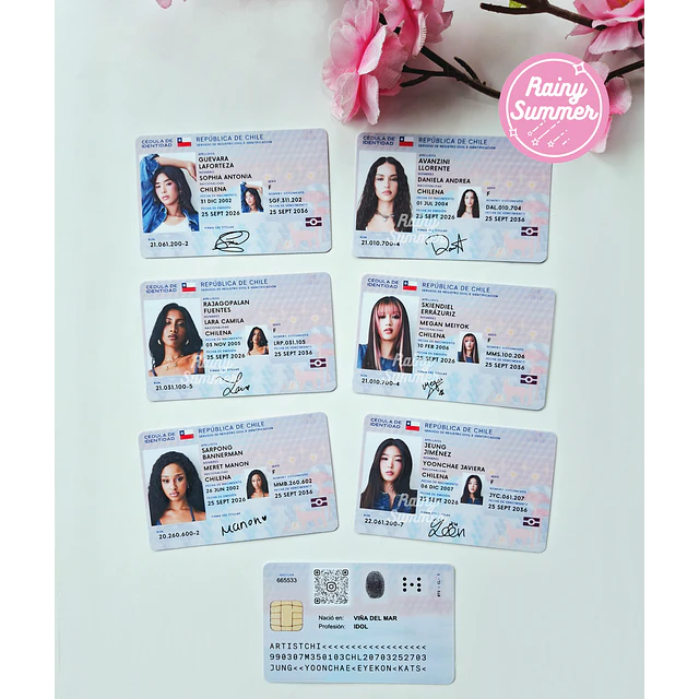 KATSEYE - SET CARNETS CHILENOS (LOMOCARDS)