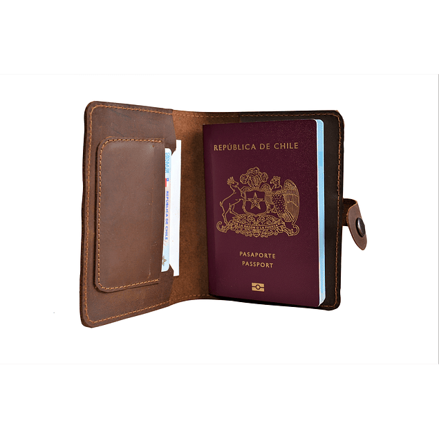 Porta pasaporte/documento Aconcagua Raiquen Hecho a mano