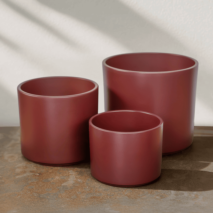 Maceta Cerámica Hanover Vino 4