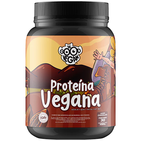 Proteína Vegana Chocolate (1kg) -The Good Vegan