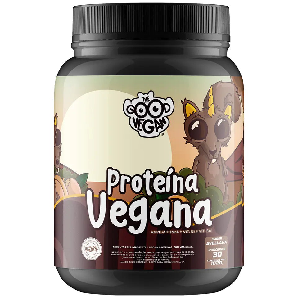 Proteína Vegana Avellana (1kg) -The Good Vegan 1