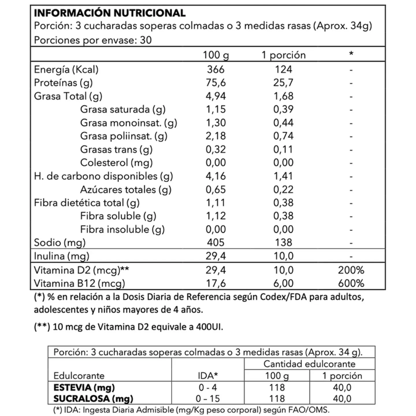 Proteína Vegana Vainilla (1kg) -The Good Vegan 6