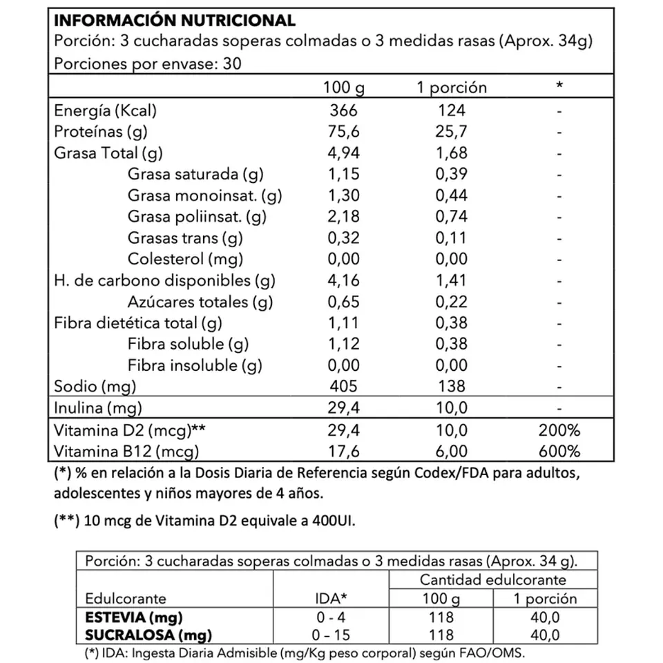 Proteína Vegana Vainilla (1kg) -The Good Vegan 6