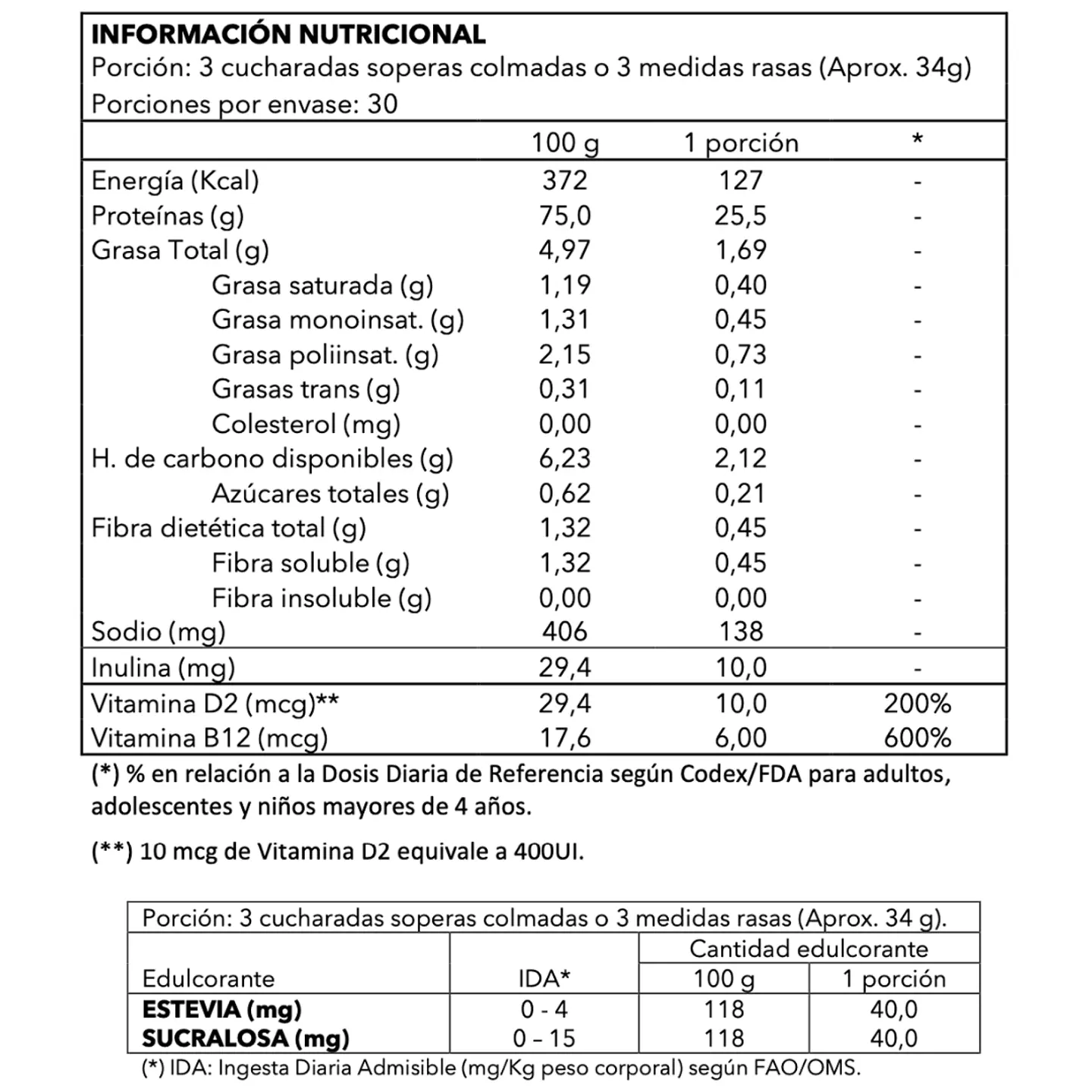 Proteína Vegana Cookies&Cream (1kg) - The Good Vegan 6
