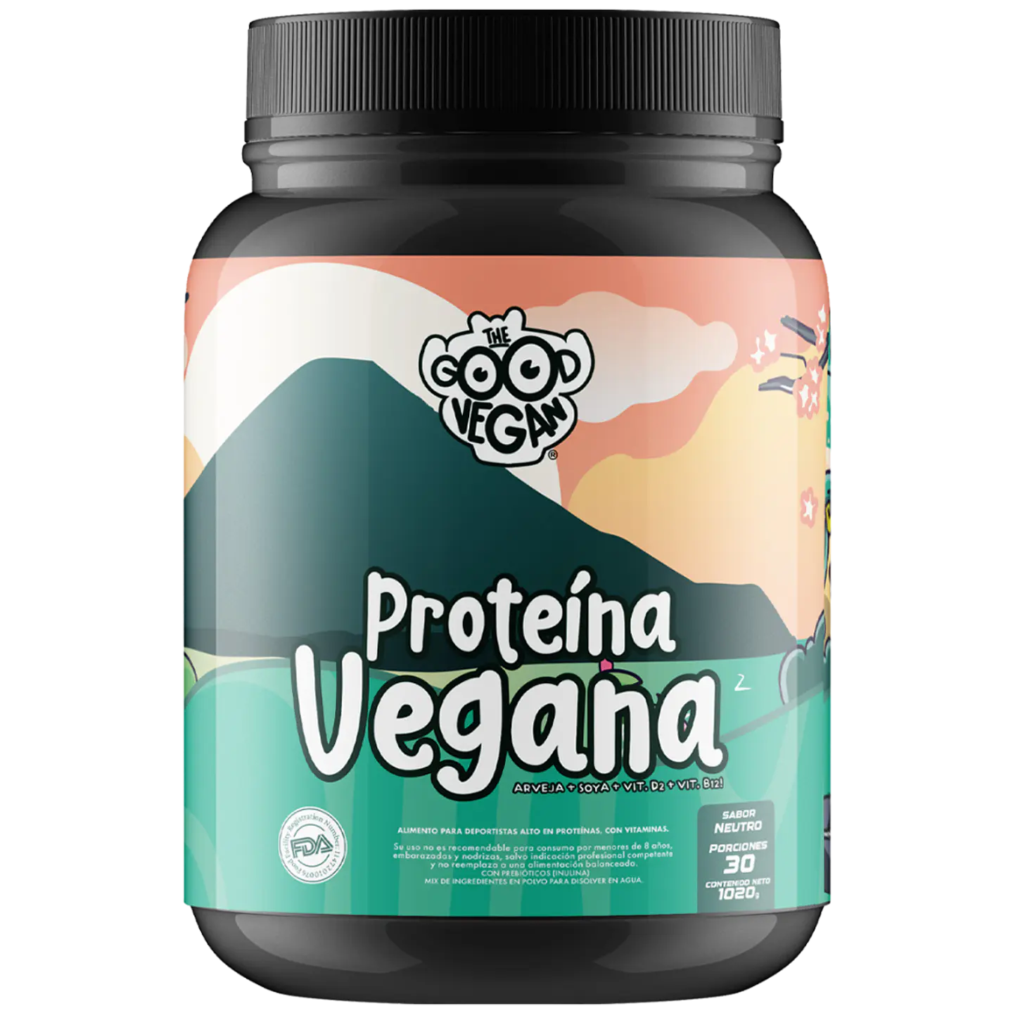 Proteína Vegana Sin Sabor (1kg) -The Good Vegan 1