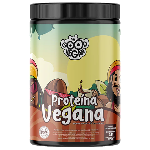Proteína Vegana Capuccino (500g) -The Good Vegan