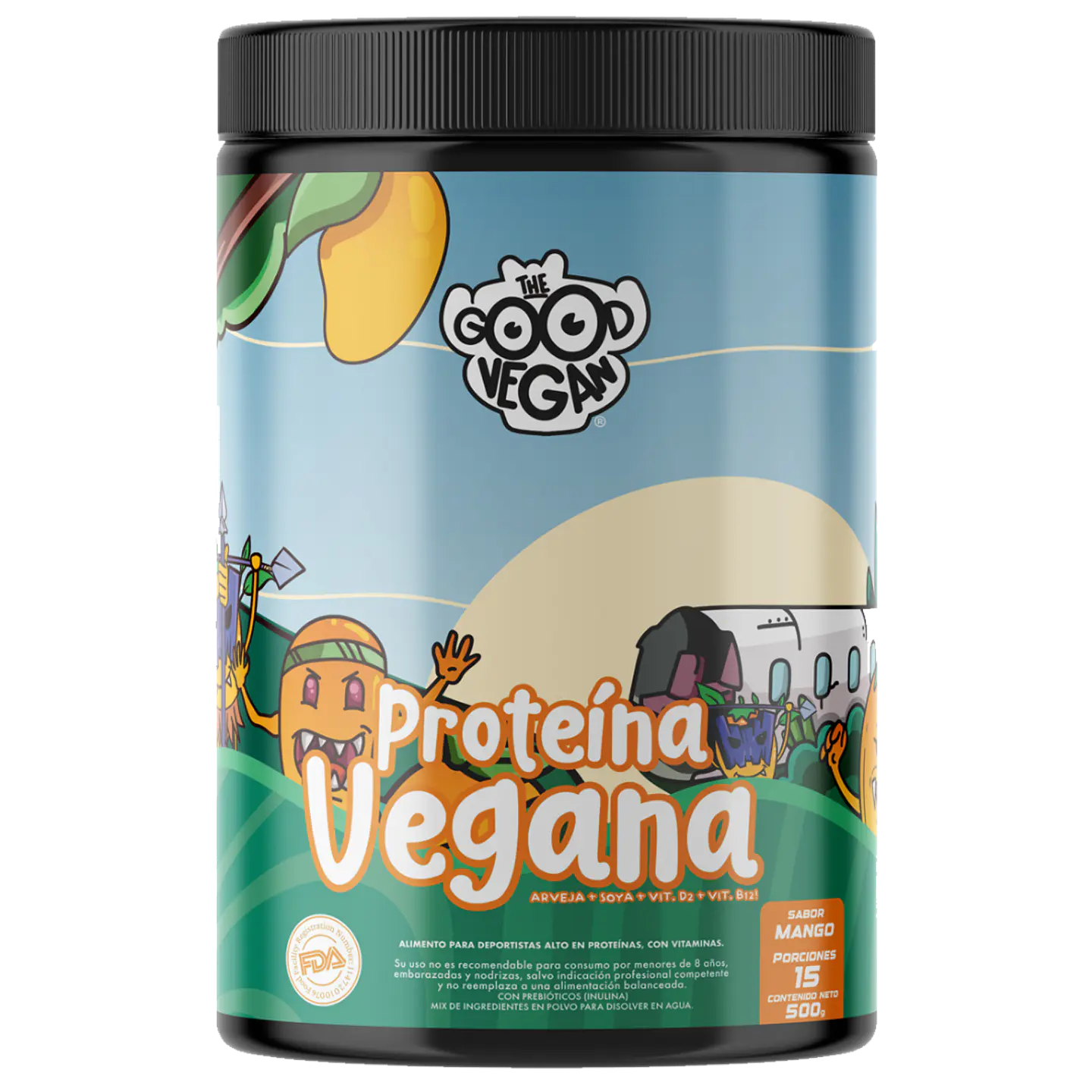 Proteína Vegana Mango (500g) -The Good Vegan  1
