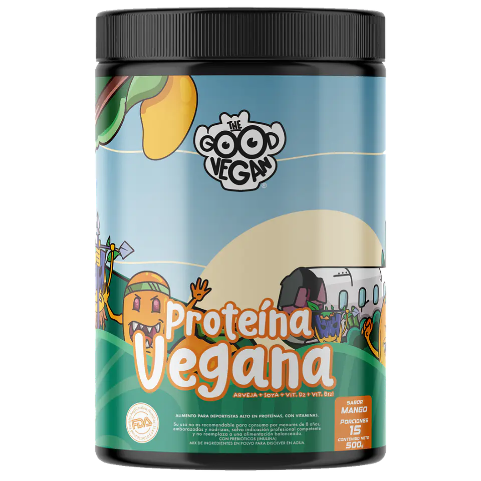Proteína Vegana Mango (500g) -The Good Vegan  1
