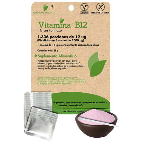 Vitamina B12 - Dulzura Natural (dosis semanal o diaria)