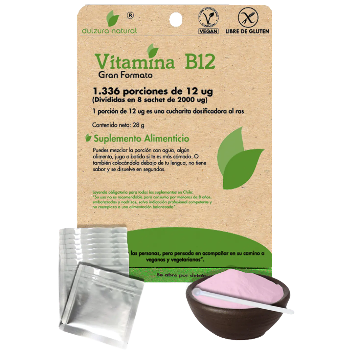 Vitamina B12 - Dulzura Natural (dosis semanal o diaria) 1