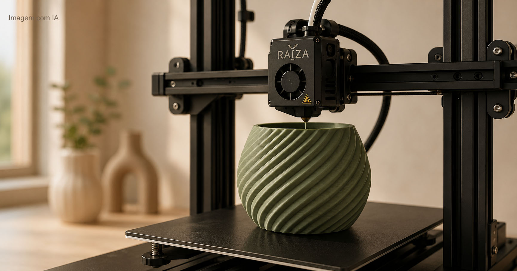 O Futuro da Decoração Já Chegou: Como a Impressão 3D Está a Transformar as Nossas Casas