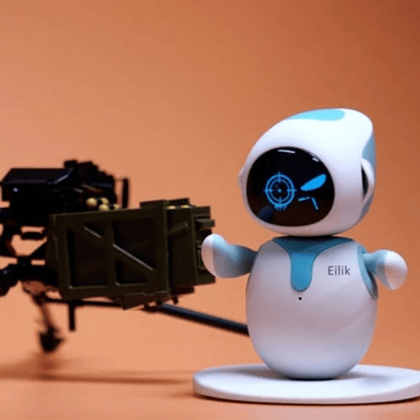 Eilik - Robot Interactivo Con Inteligencia Emocional Personaje De Robot Eilik De Color Azul